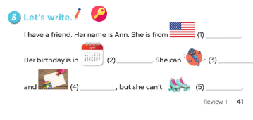 Tiếng Anh lớp 4 Global success Review 1 minh họa 5