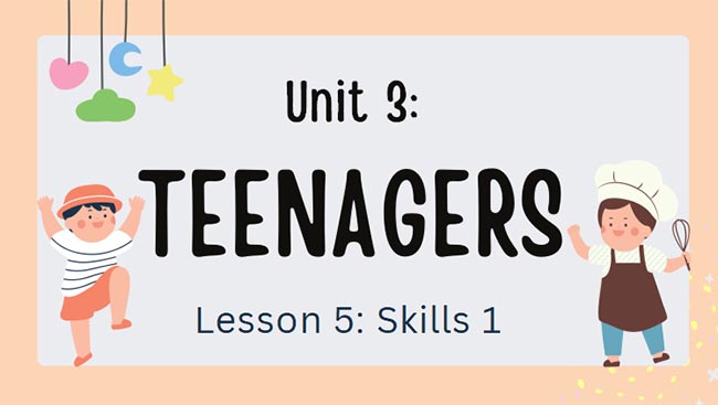 Giáo án PowerPoint Tiếng Anh 8 Unit 3: Skills 1