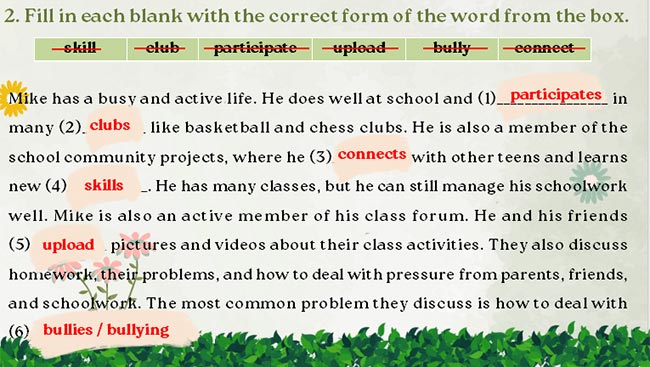 Giáo án PowerPoint Tiếng Anh 8 Unit 3: Looking Back