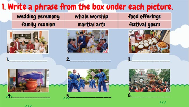 Giáo án PowerPoint Tiếng Anh 8 Unit 5: A Closer Look 1