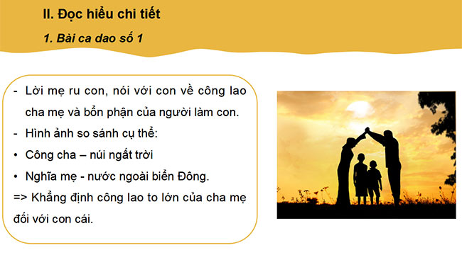 PowerPoint Ngữ văn 6 Bài 2: Ca dao Việt Nam