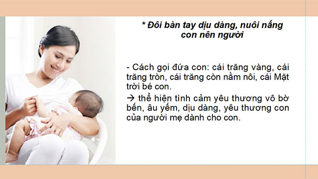 PowerPoint Ngữ văn 6 Bài 2: À ơi tay mẹ