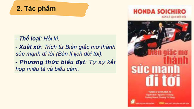 PowerPoint Ngữ văn 6 Bài 3: Thời thơ ấu của Hon-đa