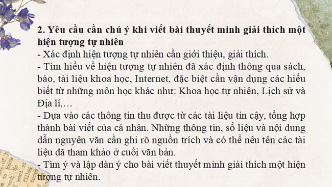 PowerPoint Ngữ văn 8 Bài 3: Viết văn bản thuyết minh giải thích một hiện tượng tự nhiên