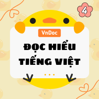 Đọc hiểu Tiếng Việt lớp 4 (Cả năm)