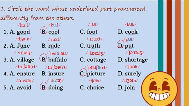 Giáo án PowerPoint Tiếng Anh 8 Review 1: Language