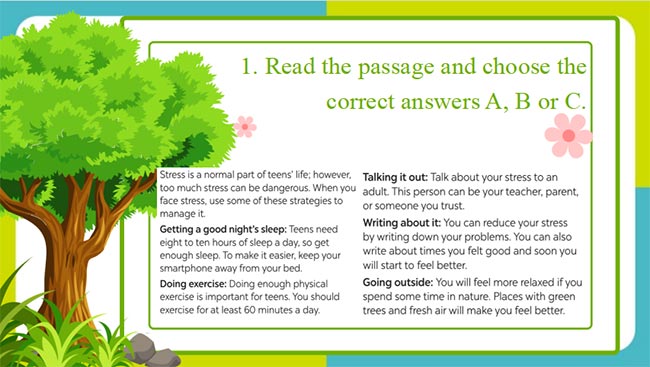 Giáo án PowerPoint Tiếng Anh 8 Review 1: Skills