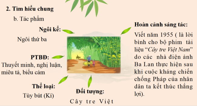 PowerPoint Ngữ văn 6 Bài 4: Cây tre Việt Nam