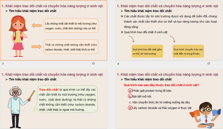 Giáo án Power Point KHTN - Sinh học 7 CTST