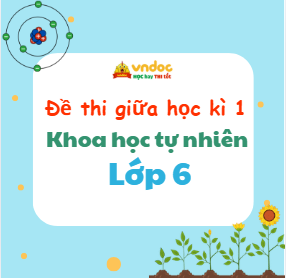 Bộ đề thi giữa kì 1 Khoa học tự nhiên 6 Theo CV 7991