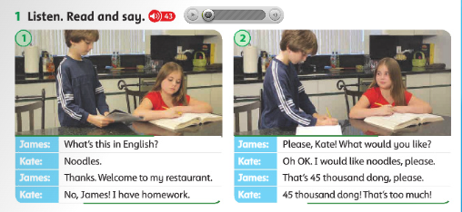 Tiếng Anh 4 Fluency time 1 trang 30 Family and Friends minh họa 1