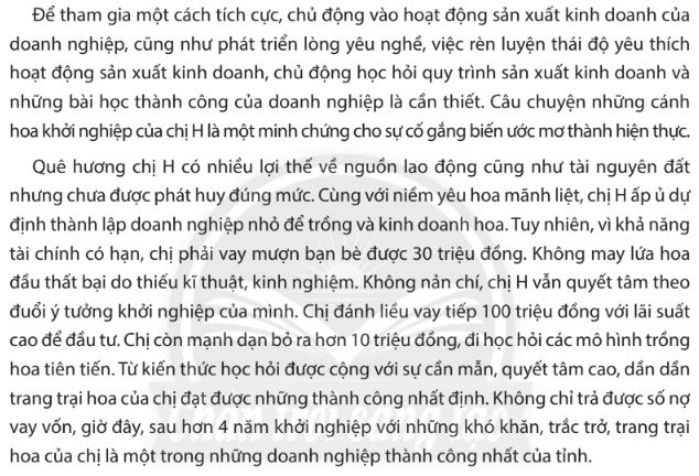 Giải Chuyên đề Kinh tế Pháp luật 10 Chân trời sáng tạo bài 5