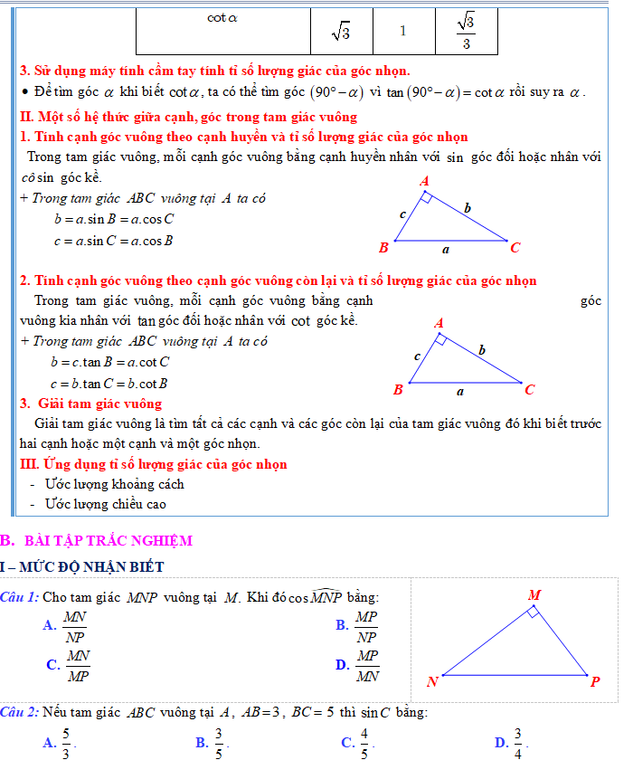 Phiếu bài tập Toán 9 chủ đề Bài tập cuối chương 4 có đáp án