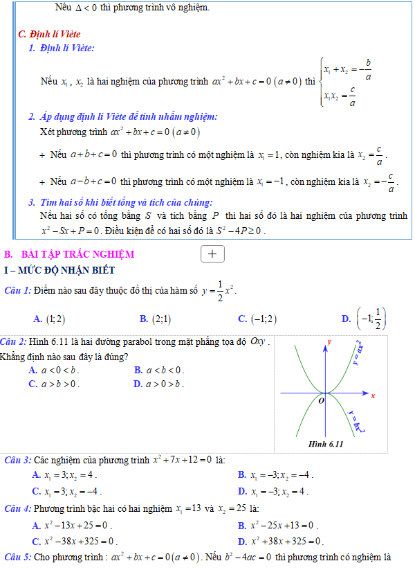 Phiếu bài tập Toán 9: Bài tập cuối chương 7