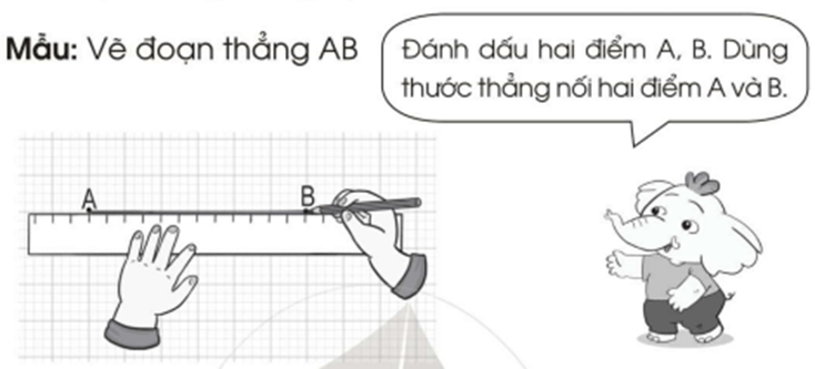 Vở bài tập Toán lớp 2 Cánh diều Bài 42: Điểm - Đoạn thẳng (trang 70)