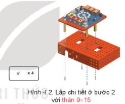 Giải Chuyên đề Tin học 10 Kết nối tri thức bài 4: Thực hành Lắp ráp robot hoàn chỉnh