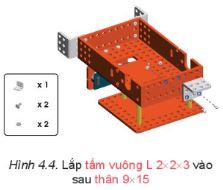 Giải Chuyên đề Tin học 10 Kết nối tri thức bài 4: Thực hành Lắp ráp robot hoàn chỉnh