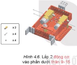 Giải Chuyên đề Tin học 10 Kết nối tri thức bài 4: Thực hành Lắp ráp robot hoàn chỉnh