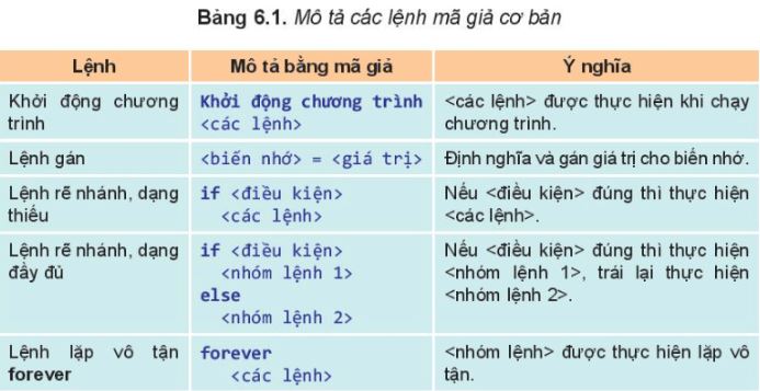 Giải Chuyên đề Tin học 10 Kết nối tri thức bài 6: Chương trình điều khiển robot