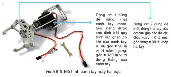 Giải Chuyên đề Tin học 10 Kết nối tri thức bài 9: Điều khiển robot chuyển động