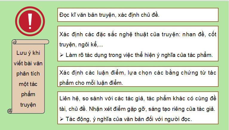 Giáo án PowerPoint Ngữ văn 9 Bài 4: Phân tích một tác phẩm truyện