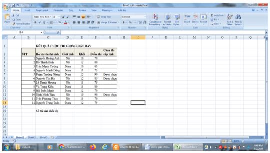 Giải Chuyên đề Tin học 10 Cánh diều bài 2: Các hàm tính toán theo điều kiện