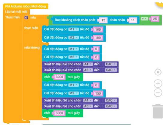 Giải Chuyên đề Tin học 10 Cánh diều bài 2: Thực hành điều khiển robot giáo dục di chuyển