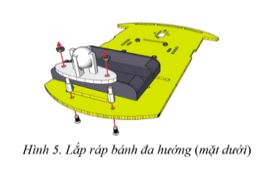 Giải Chuyên đề Tin học 10 Cánh diều bài 4: Thực hành lắp ráp các bộ phận của Robot giáo dục