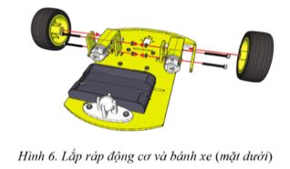 Giải Chuyên đề Tin học 10 Cánh diều bài 4: Thực hành lắp ráp các bộ phận của Robot giáo dục