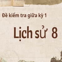 Đề thi giữa kì 1 môn Lịch sử 8 Cánh diều 