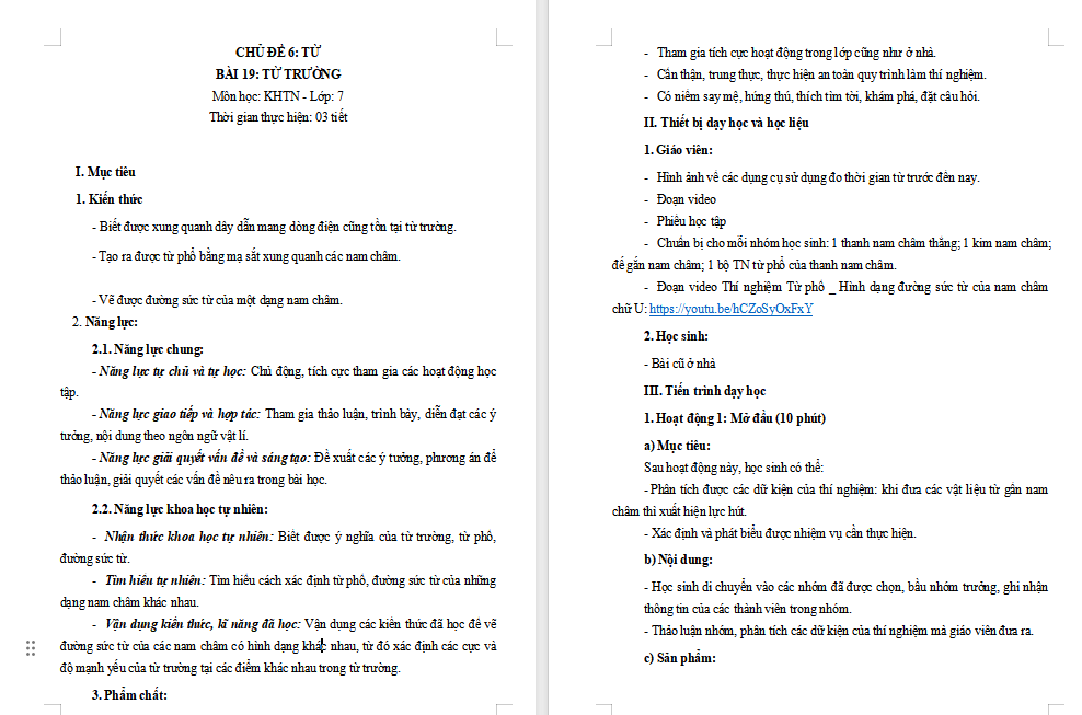 Giáo án PowerPoint Khoa học tự nhiên 7 Bài 19