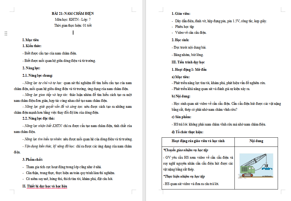 Giáo án PowerPoint Khoa học tự nhiên 7 Bài 21