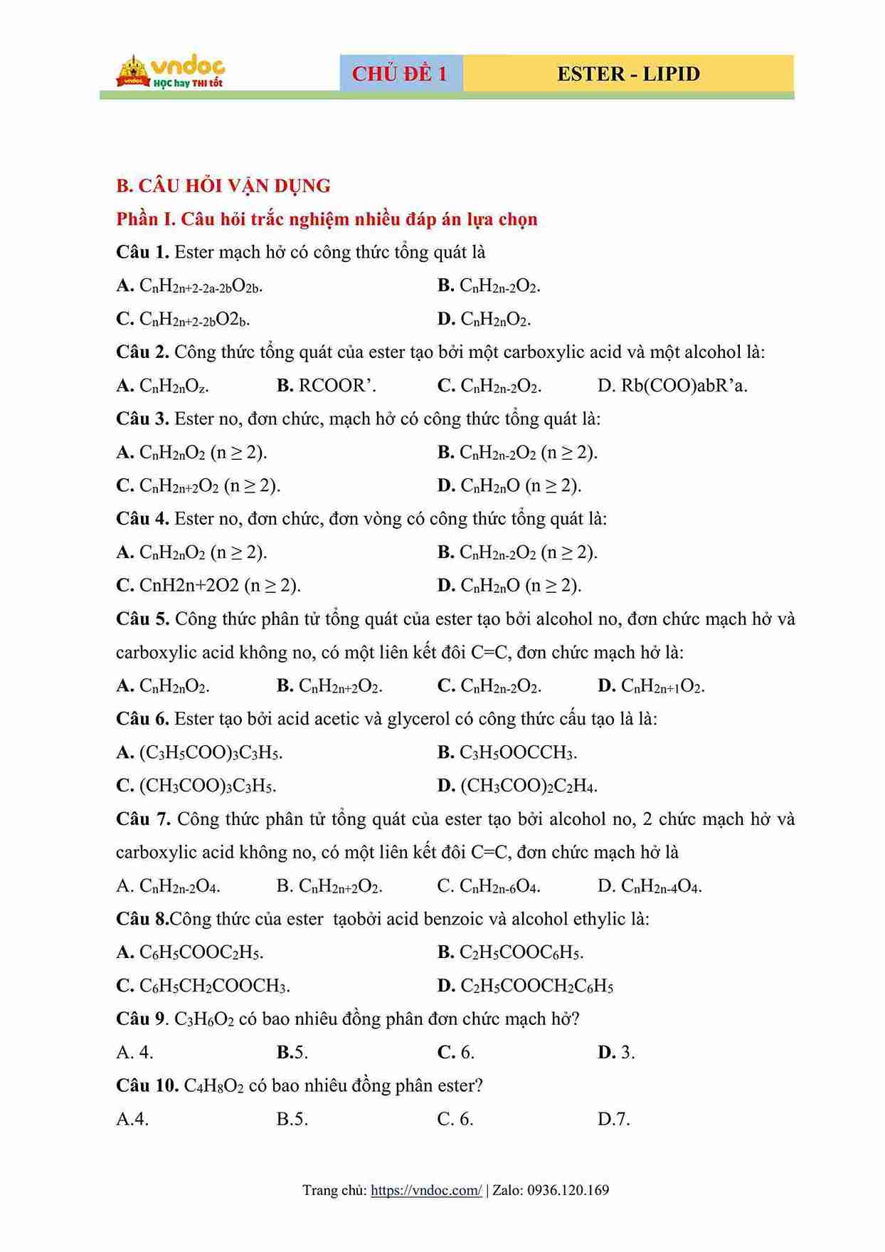 tom tat ly thuyet bai tap hoa 12 chuong 1 ester lipid hinh anh 5 1*800038