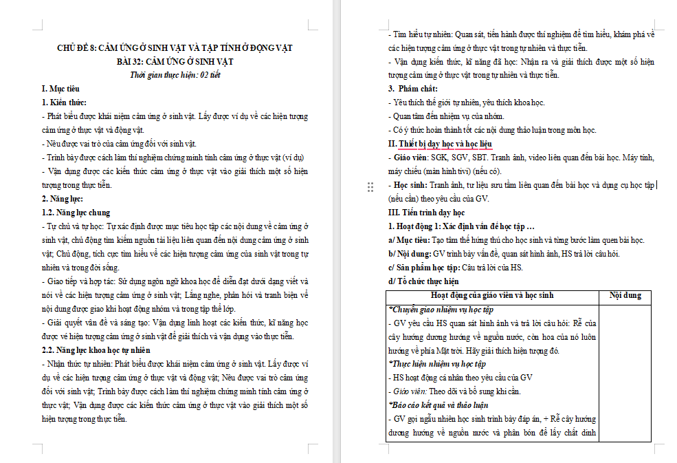 Giáo án PowerPoint Khoa học tự nhiên 7 Bài 32