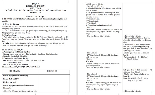 PowerPoint Toán 2: Luyện tập trang 44