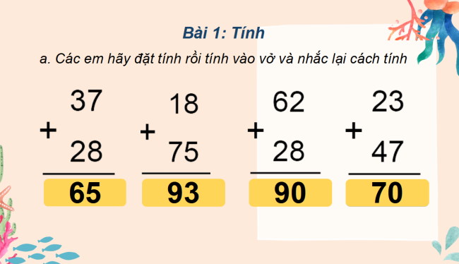 PowerPoint Toán 2: Luyện tập trang 62