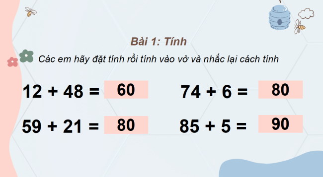 PowerPoint Toán 2: Luyện tập (tiếp theo) trang 64