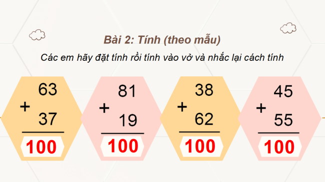 PowerPoint Toán 2: Luyện tập (tiếp theo) trang 64