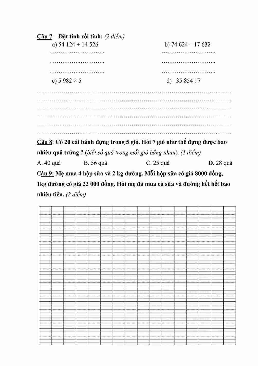 De thi Giua ki 1 Toan 4 CTST de 2 2*802505