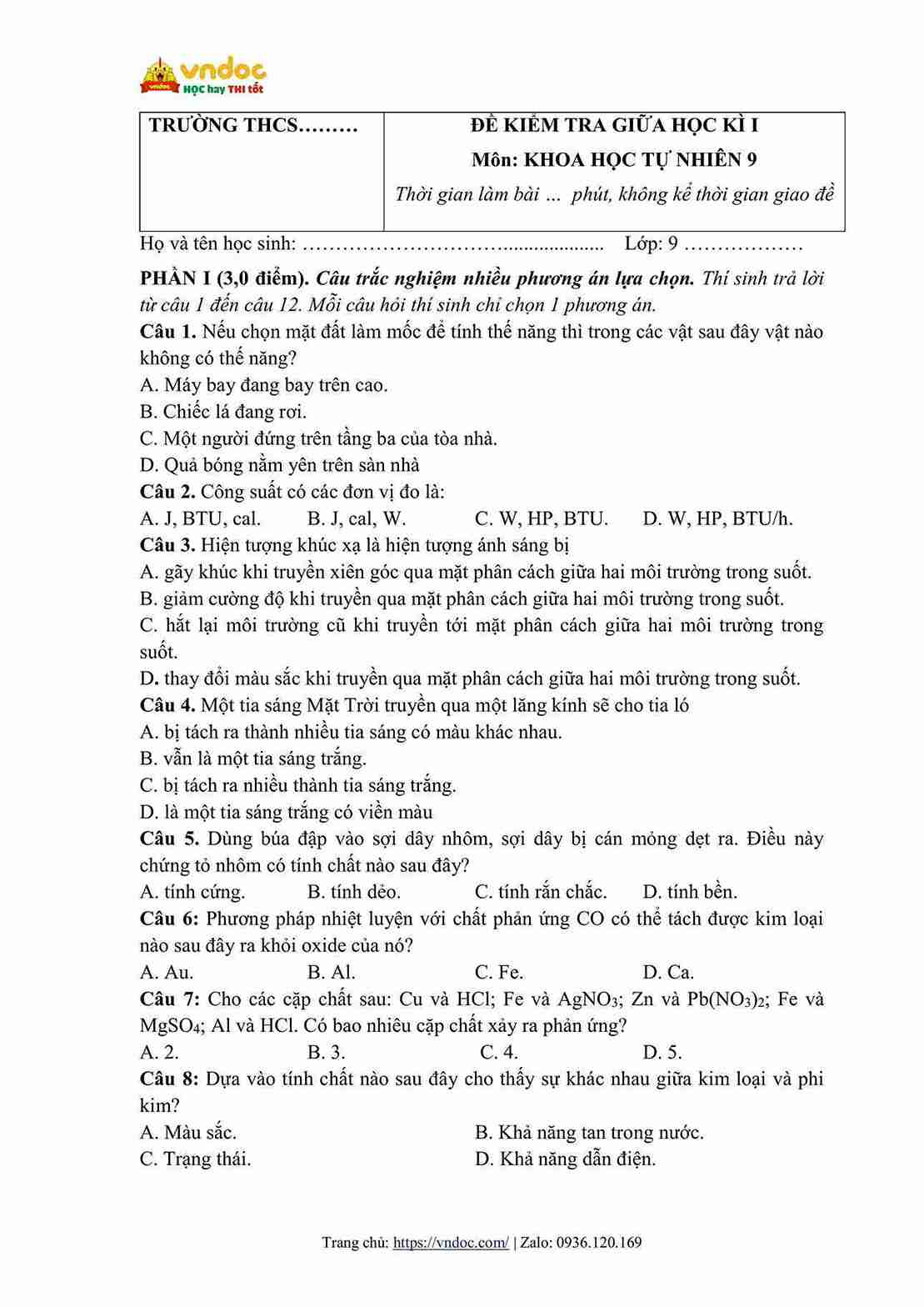 de thi giua hoc ki 1 khoa hoc tu nhien 9 ket noi tri thuc cv 7991 hinh anh 0 1*802445