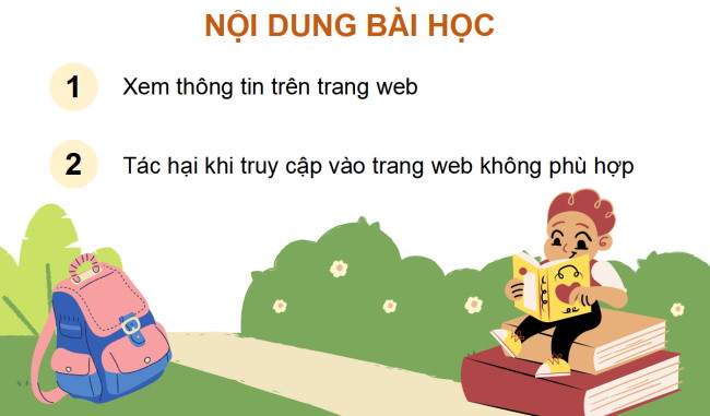 PowerPoint Tin học 4 Bài 3: Thông tin trên trang web