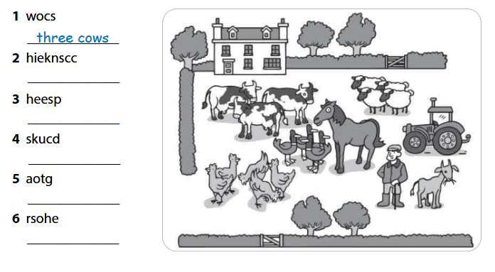 SBT tiếng Anh 4 Wonderful World Unit 3 Project minh họa 1