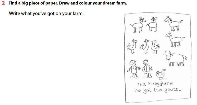 SBT tiếng Anh 4 Wonderful World Unit 3 Project minh họa 2