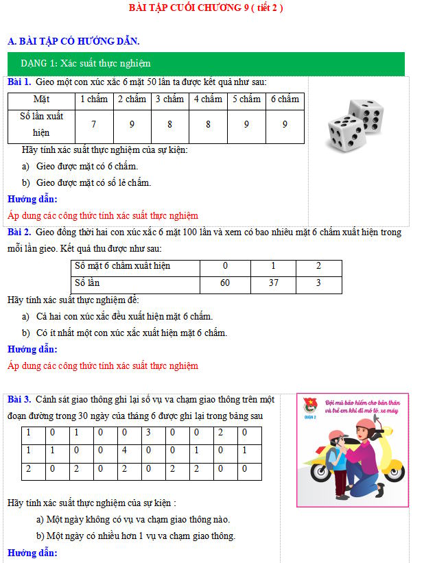 Ôn tập chương 9 tiết 2