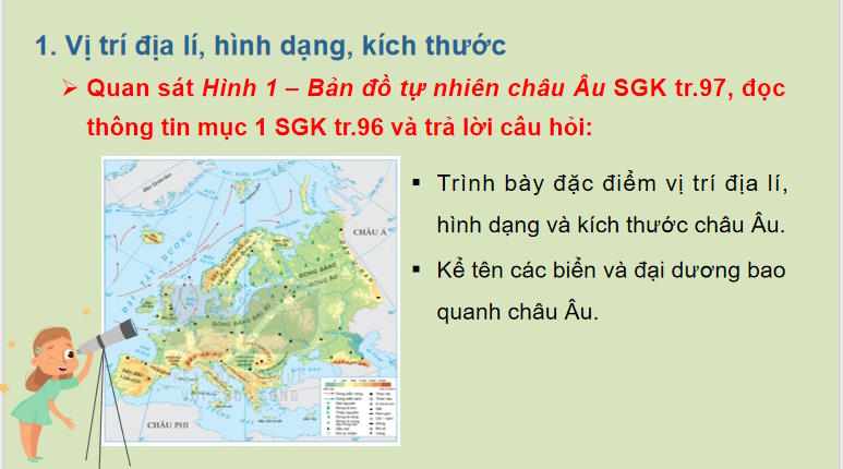 Giáo án PowerPoint Địa lí 7 Bài 1