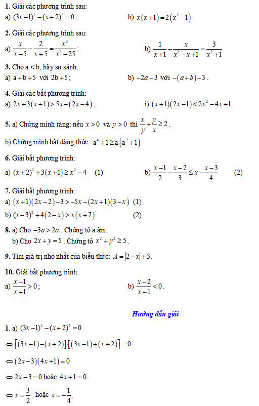 Bài tập cuối chương 2