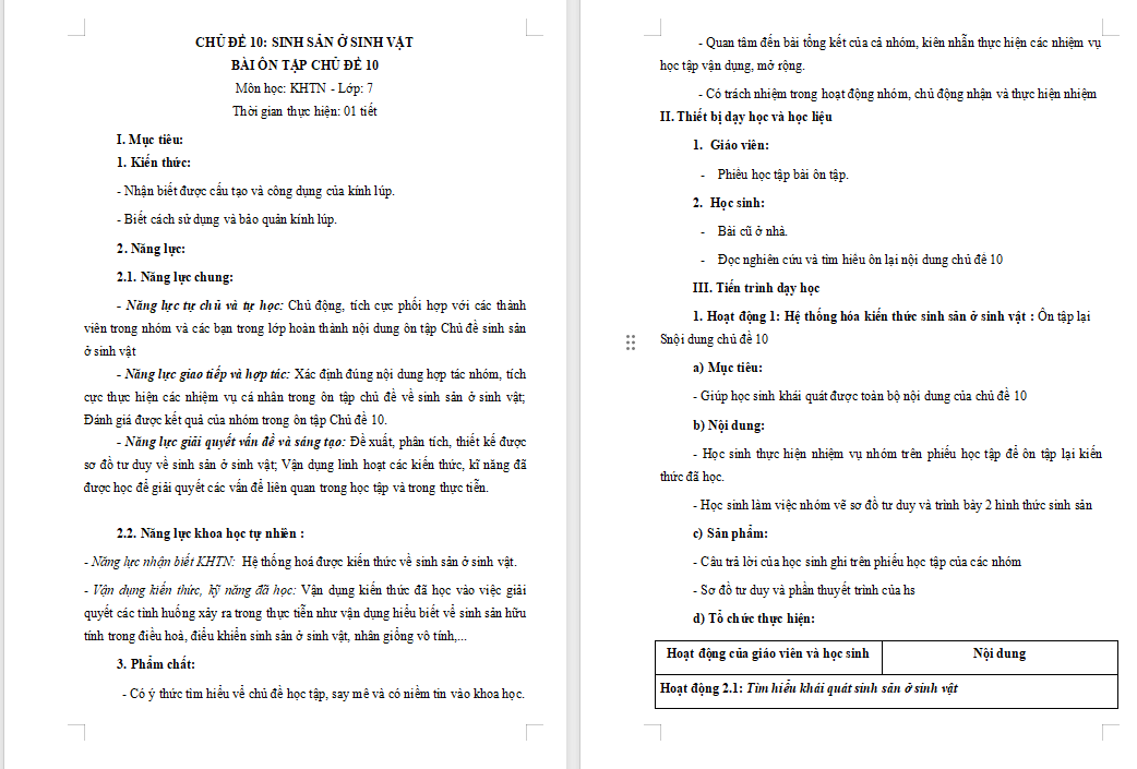 PowerPoint KHTN 7 Ôn tập chủ đề 10