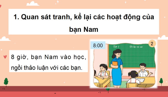 PowerPoint Tiếng Việt 2 Bài 10: Viết thời gian biểu. Đọc mở rộng