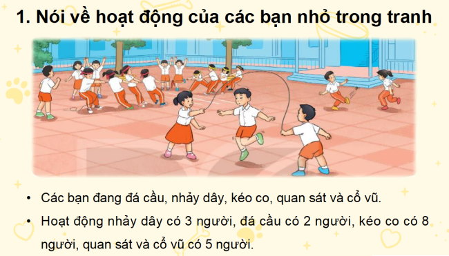 PowerPoint Tiếng Việt 2 Bài 8: Viết đoạn văn kể về một hoạt động thể thao hoặc trò chơi