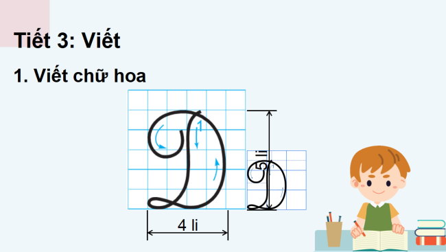 PowerPoint Tiếng Việt 2 Bài 9: Chữ hoa D